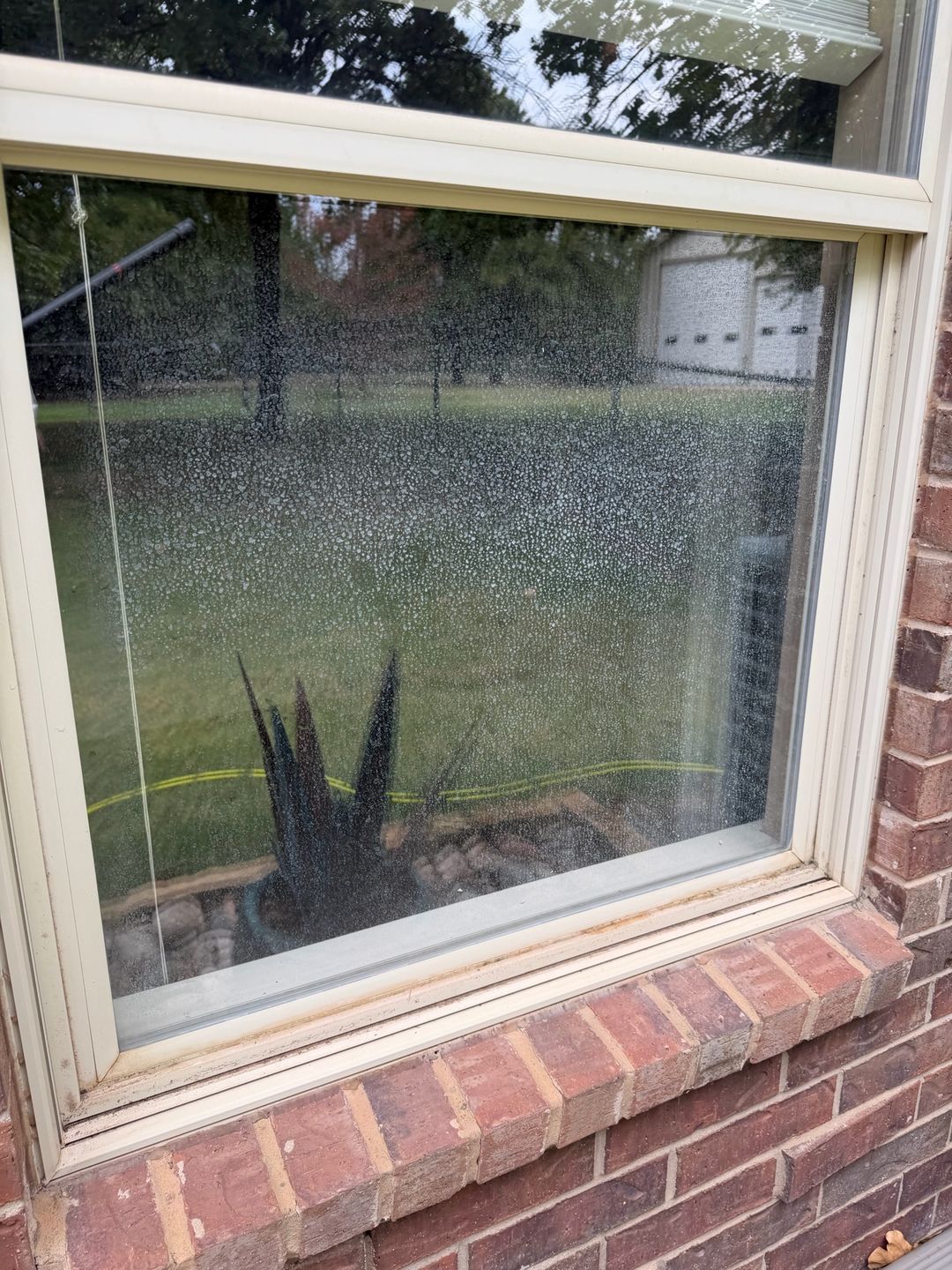 Hard Water Stain Removal before Green Window Cleaning service